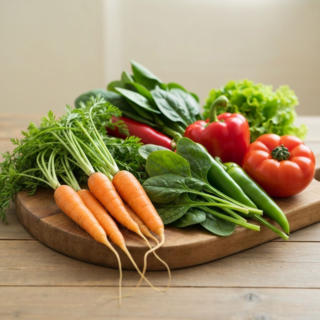 Tuoreita vihanneksia